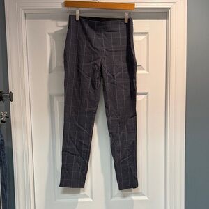 a new day Women's Navy Blue Checkered Trousers